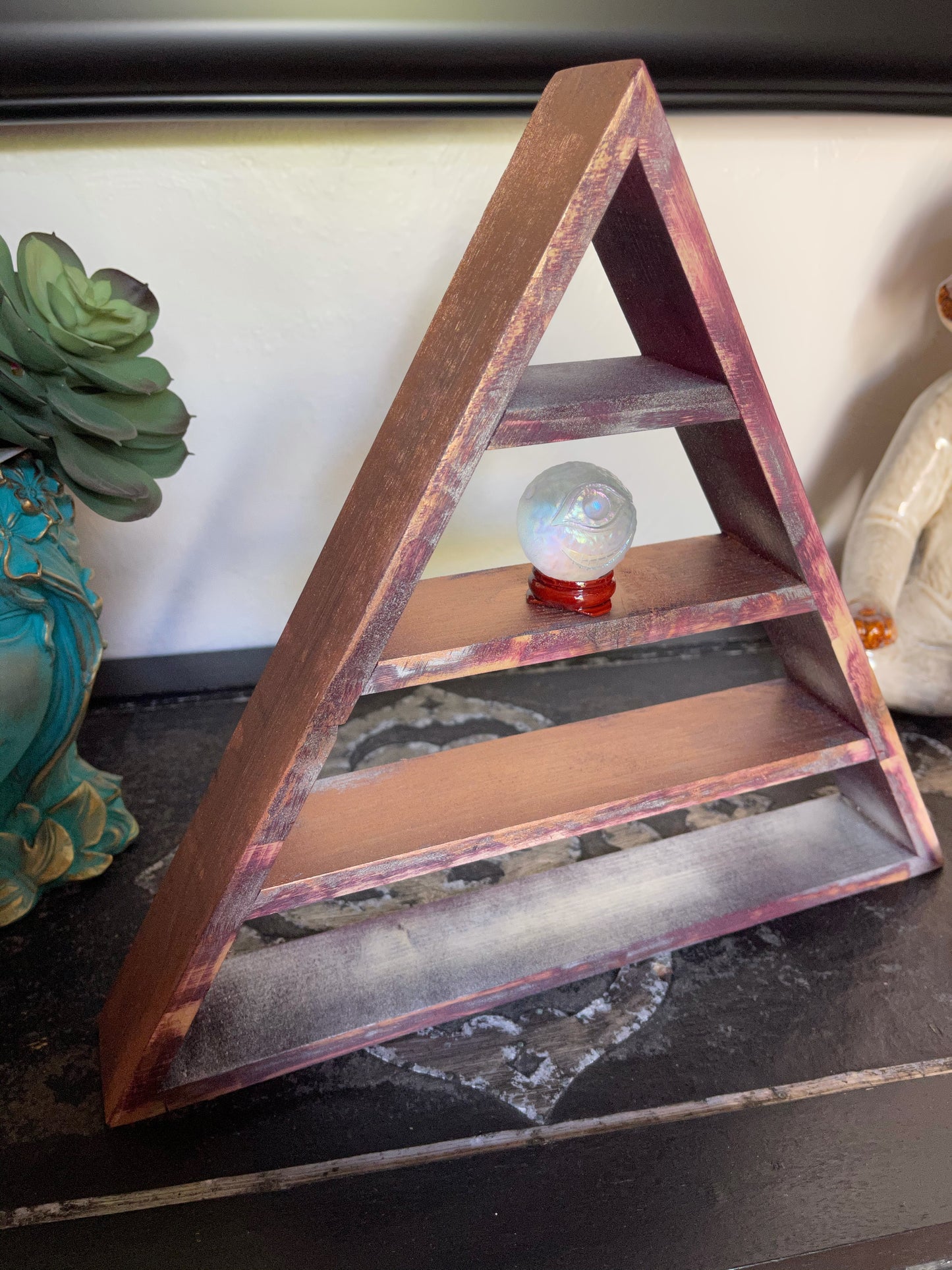 Triangle "BOHEMIAN CHAOS" Shelf, Triangle Shelf