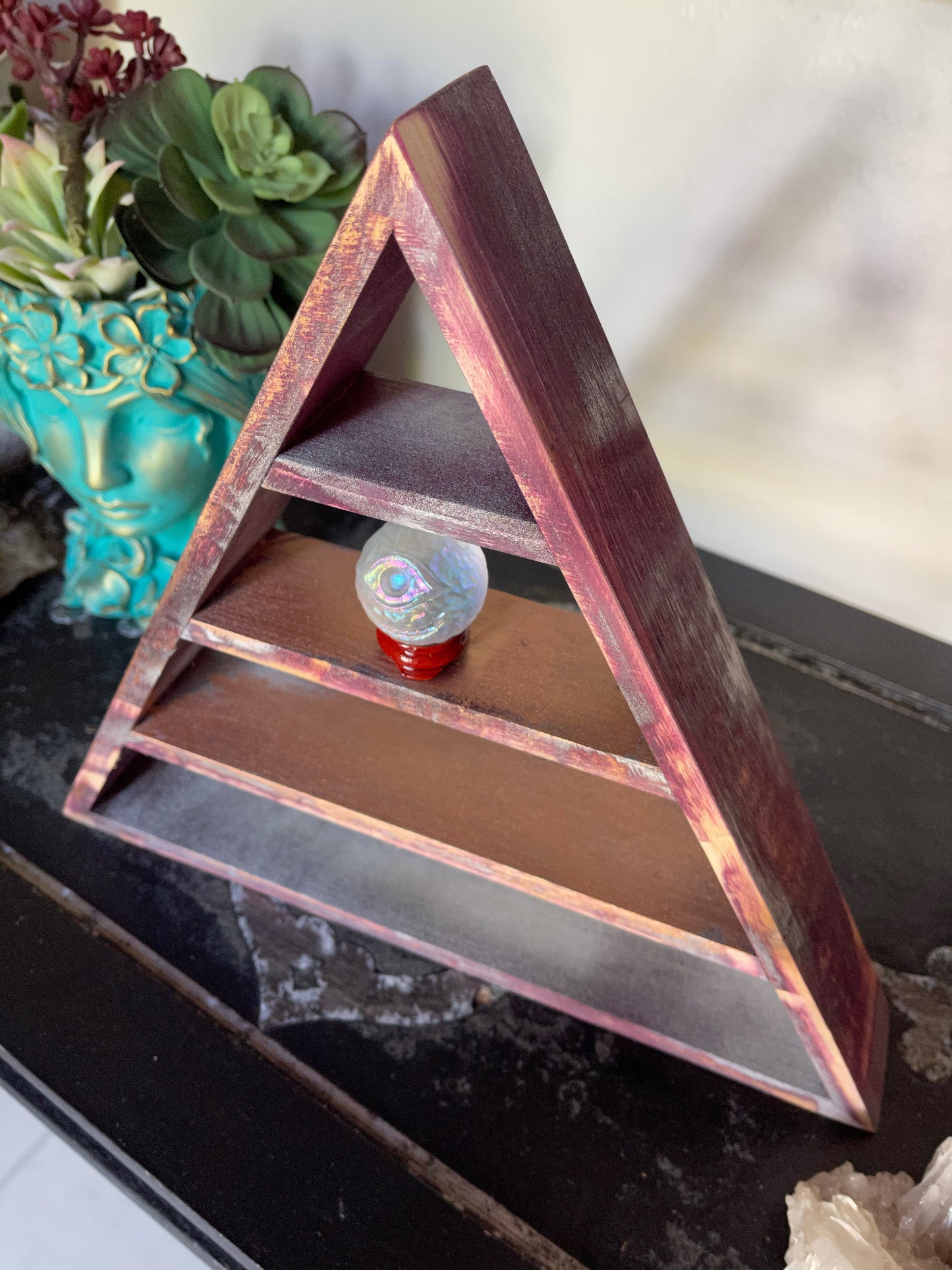 Triangle "BOHEMIAN CHAOS" Shelf, Triangle Shelf