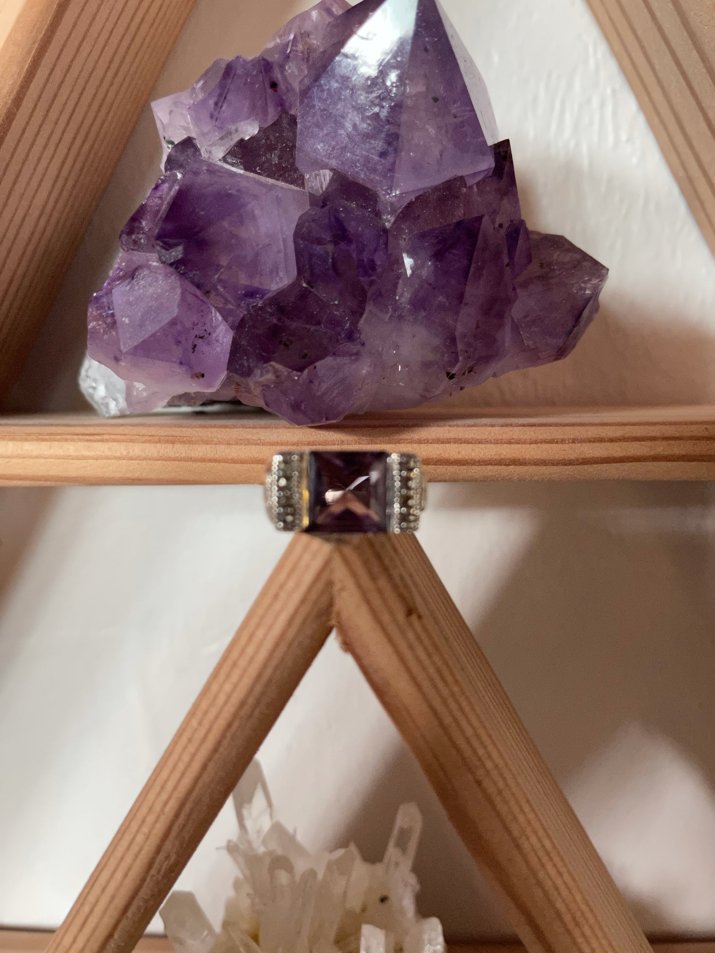 Lovely Lavender Garnet Ring, Bodhi Jewelry