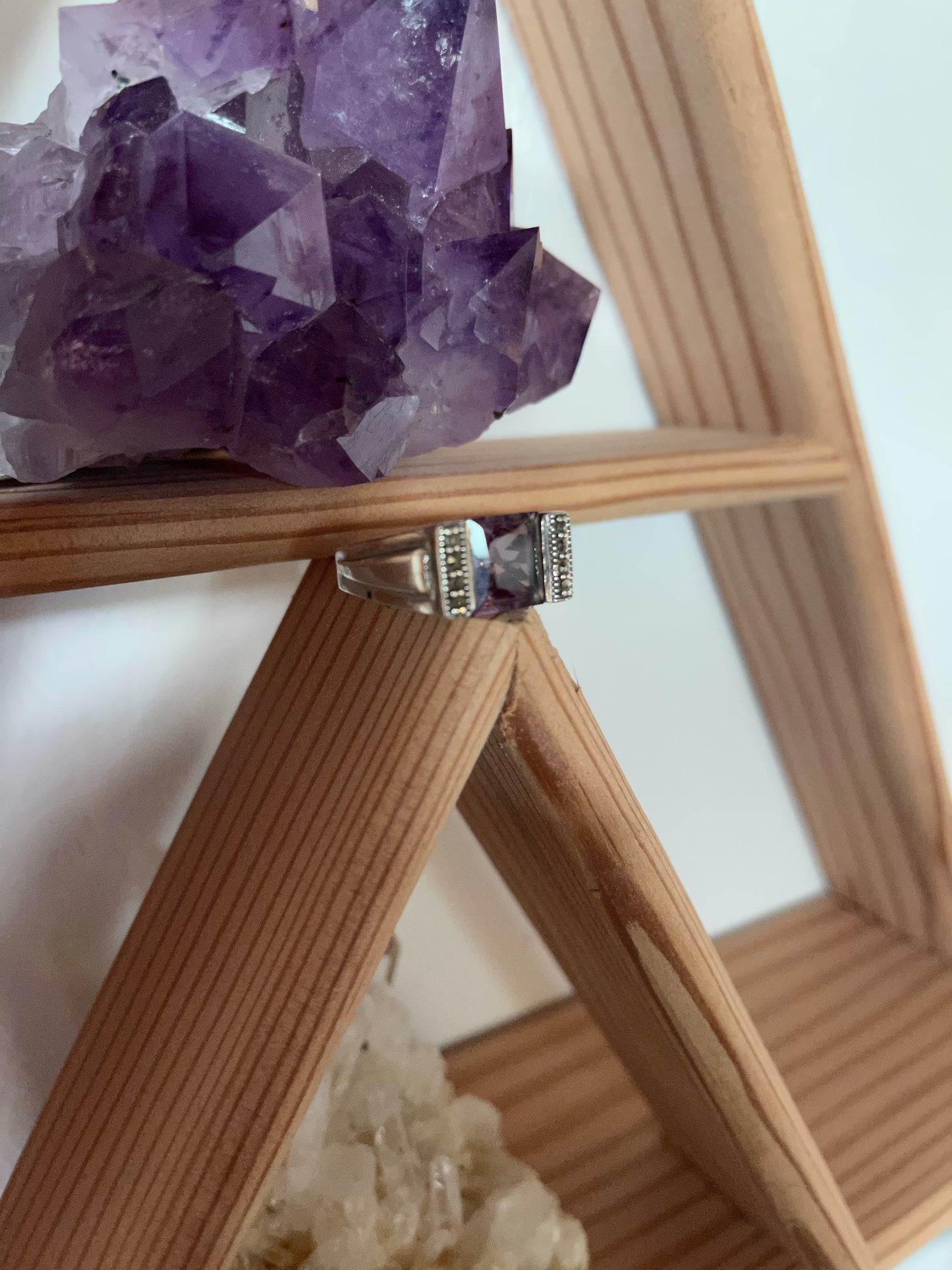 Lovely Lavender Garnet Ring, Bodhi Jewelry