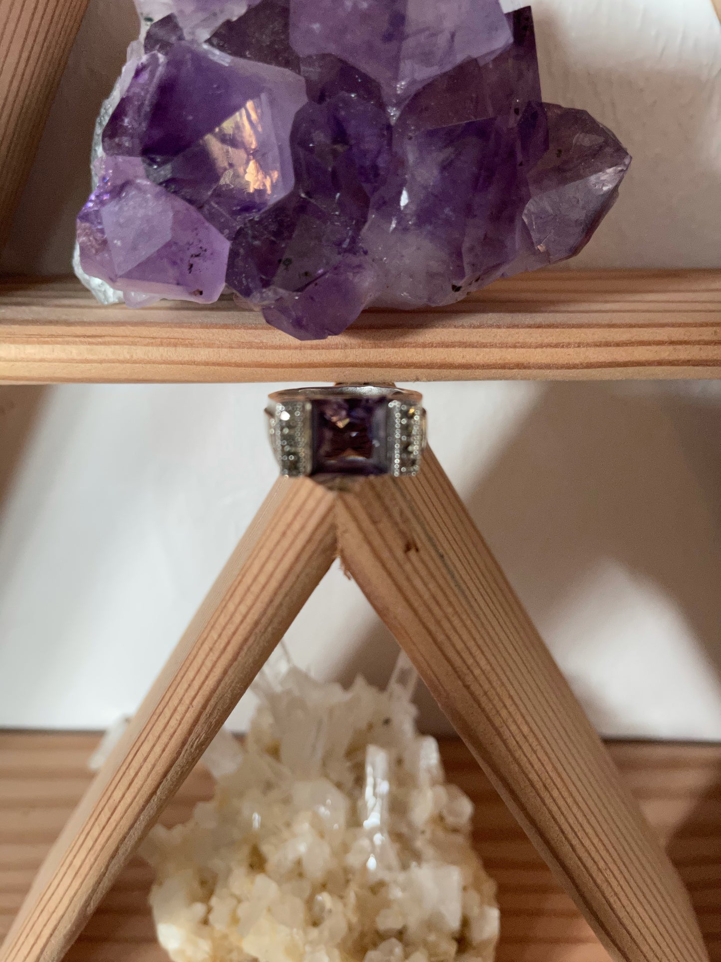 Lovely Lavender Garnet Ring, Bodhi Jewelry