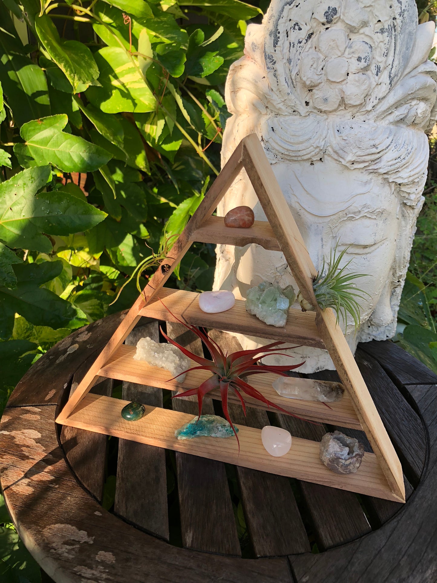 Deluxe Libra Gift Triangle Shelf and Crystal Set, Zodiac