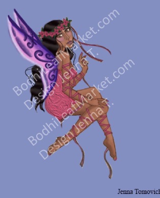 Dusk Fairy Print, Art by Jenna, Bodhi Signs