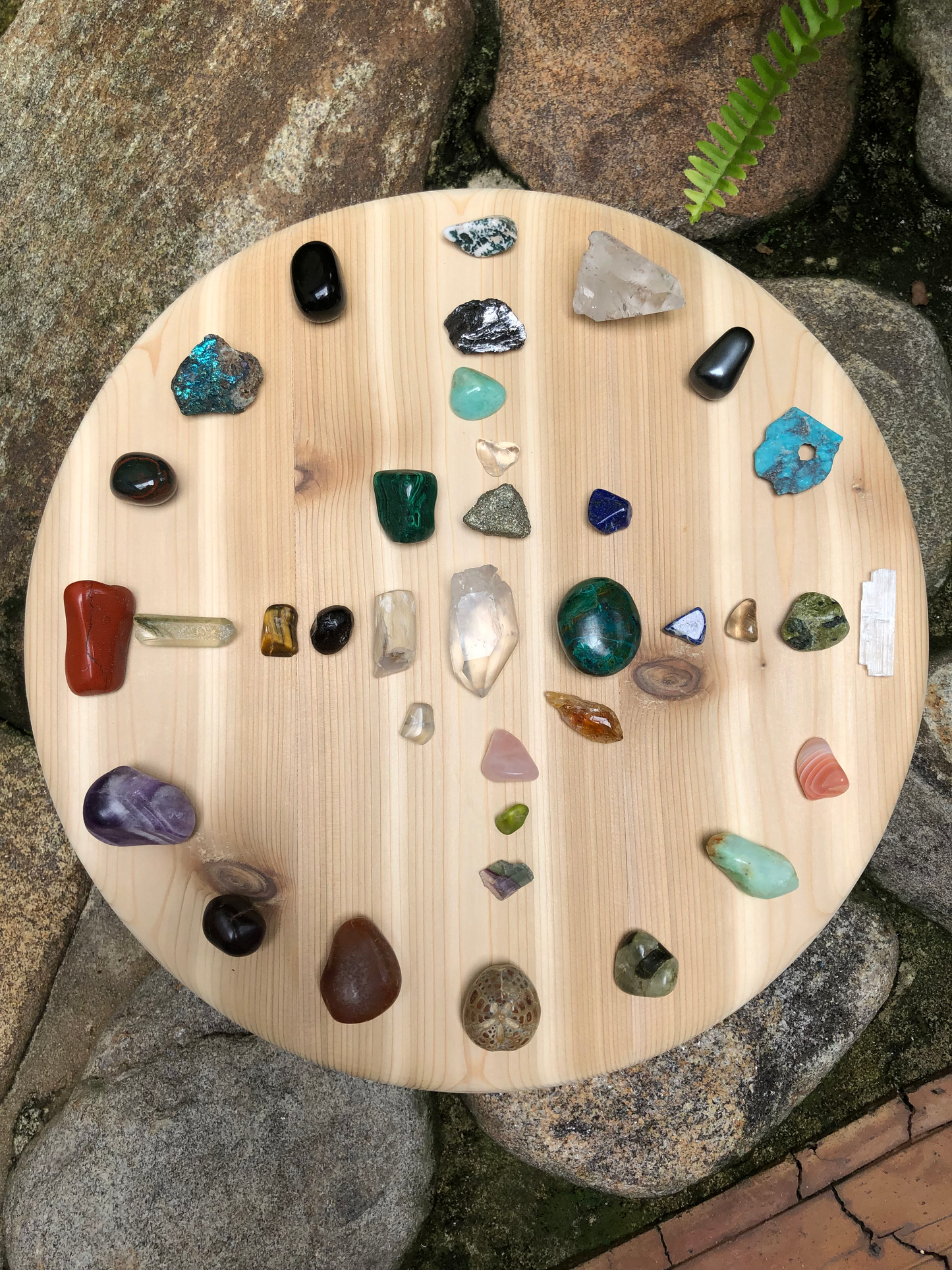 Crystal Medicine Wheel, Home Decor