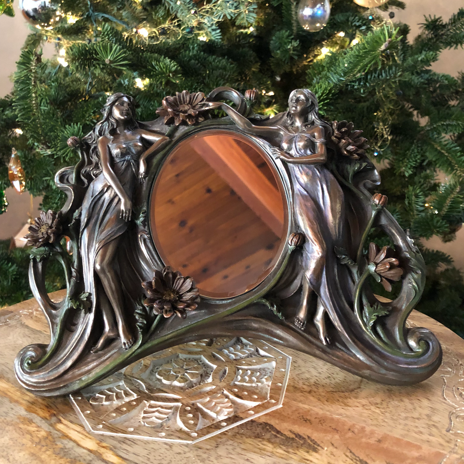 Victorian Goddess Mirror