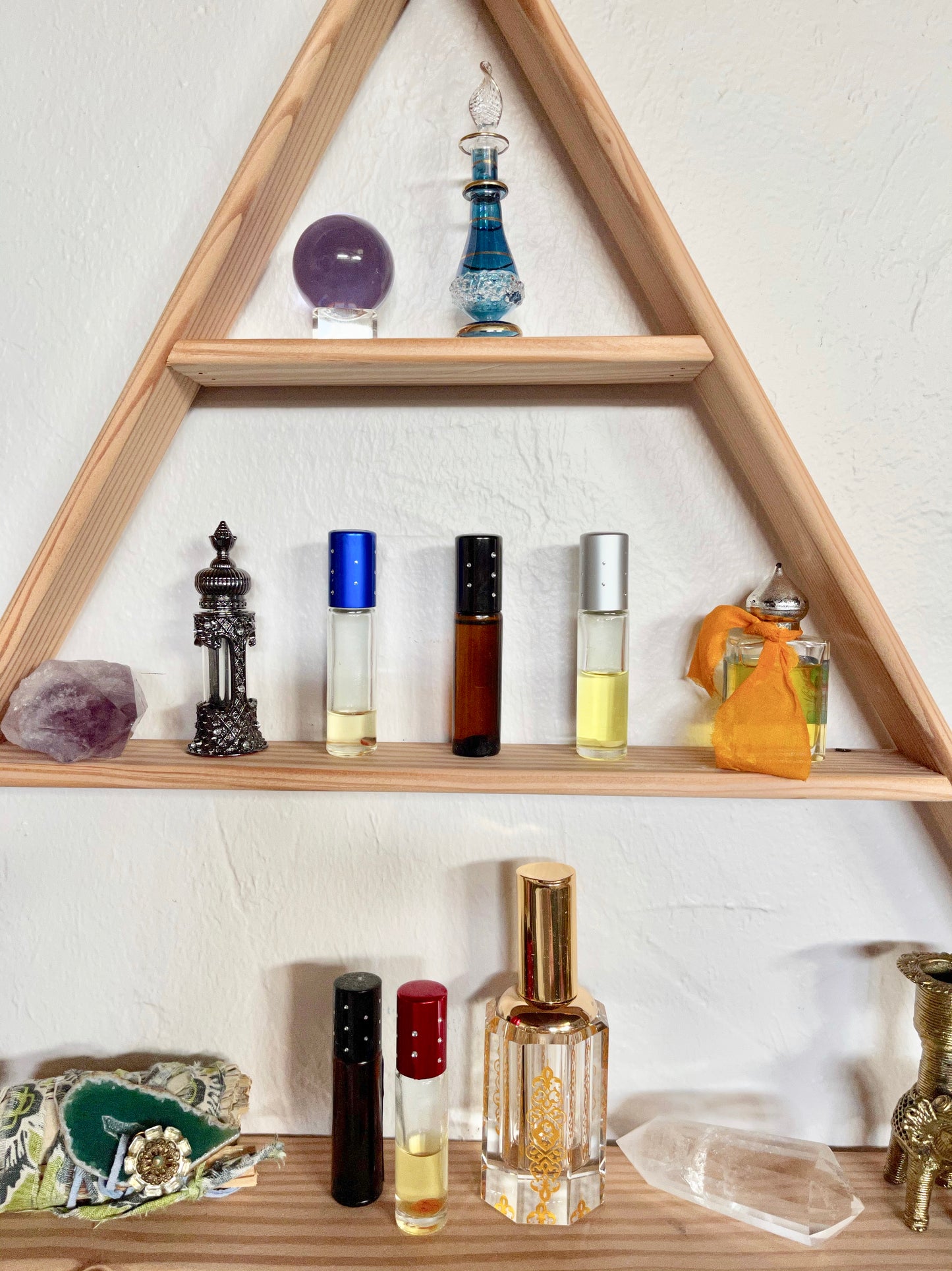Essential Oils Shelf, Apothecary, Home Decor