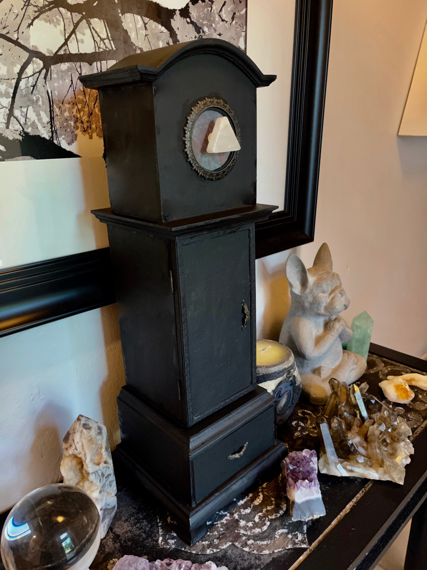 BLACK MAGIC, Tall Vintage Cabinet, Lovecycled