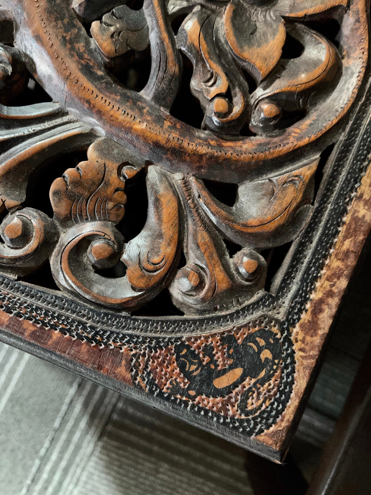 FABULOUS Vintage Ornate Trunk from Indonesia, Old World Vintage