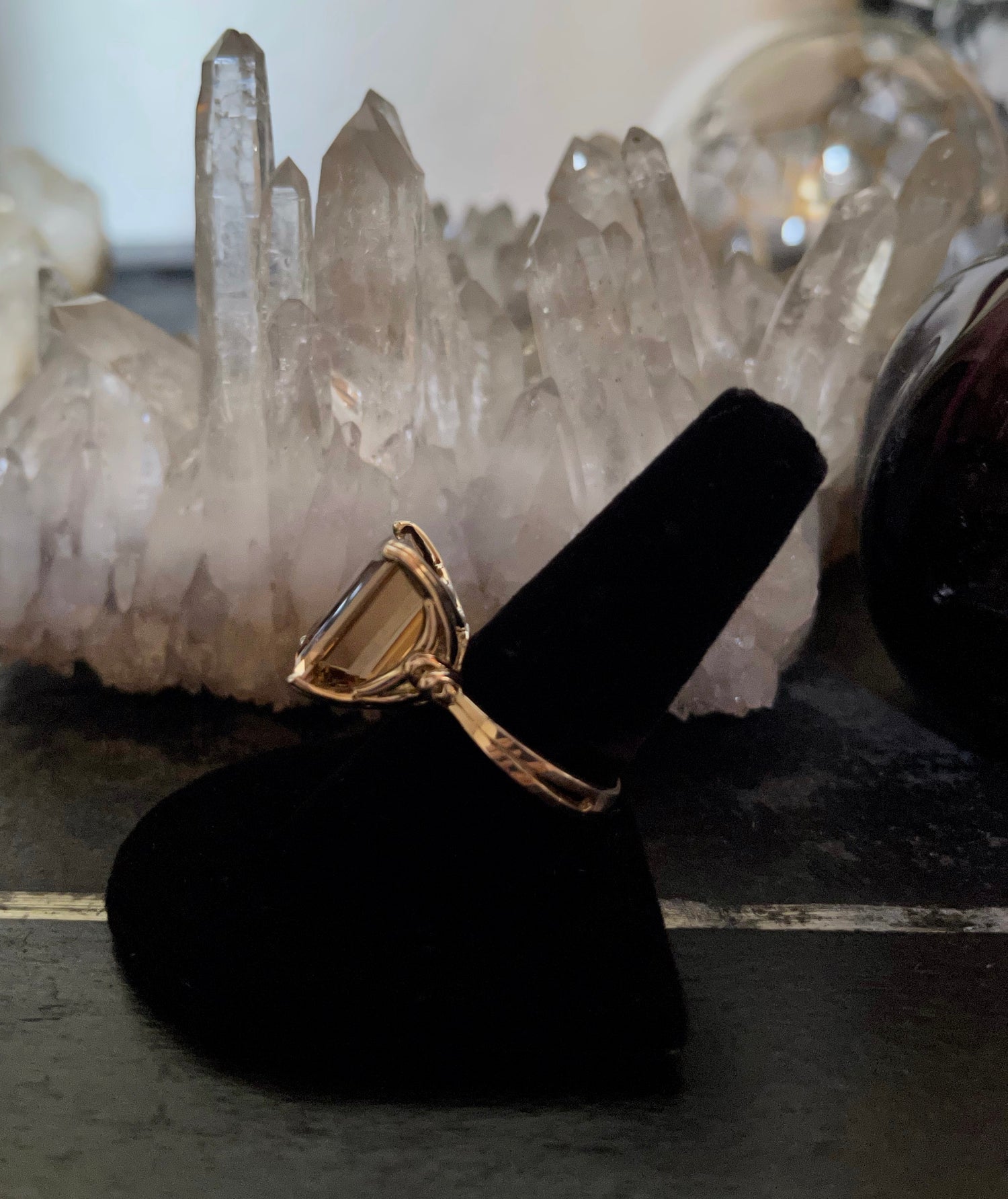 Phenomenal Vintage Large Citrine Ring, Bodhi Jewelry – Bodhi Leaf Market