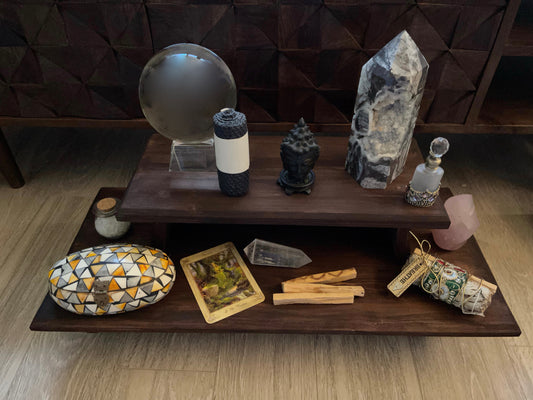 Large Meditation Table Set, Home Decor