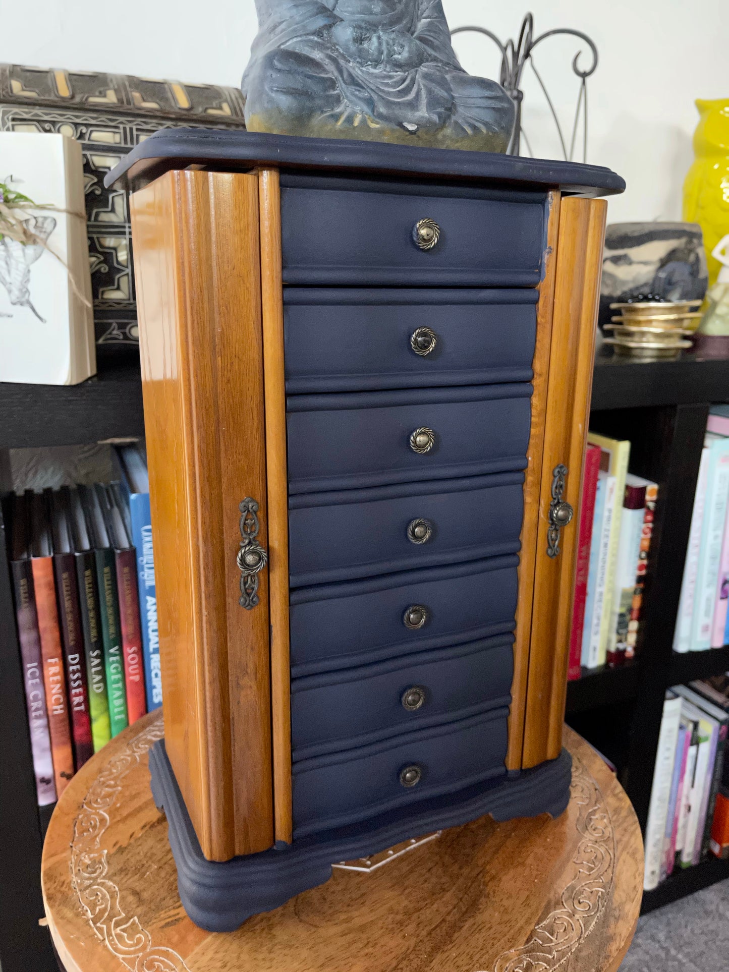 Lovecycled Vintage Jewelry Chest, His Hers Jewelry Cabinet