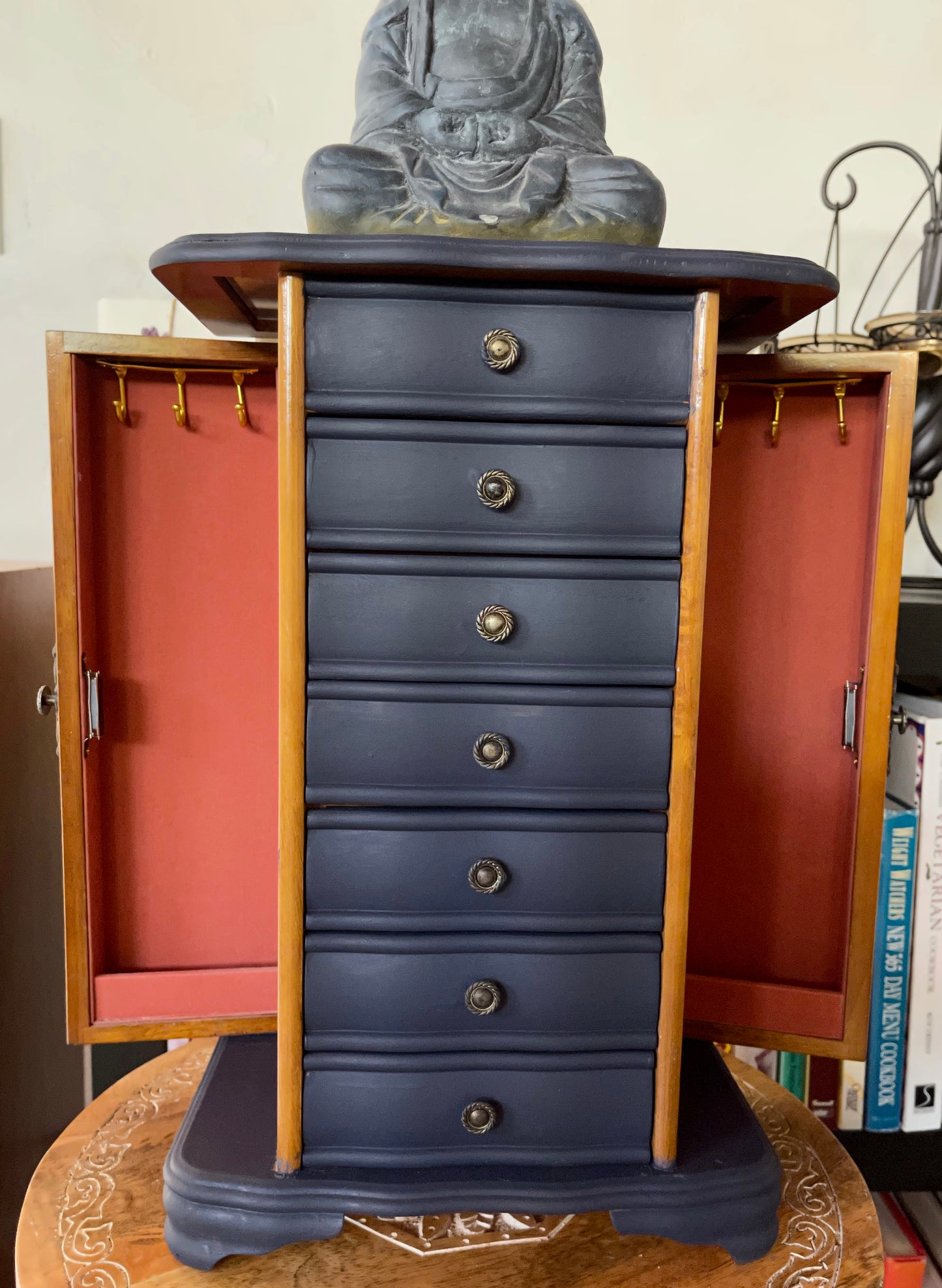 Lovecycled Vintage Jewelry Chest, His Hers Jewelry Cabinet