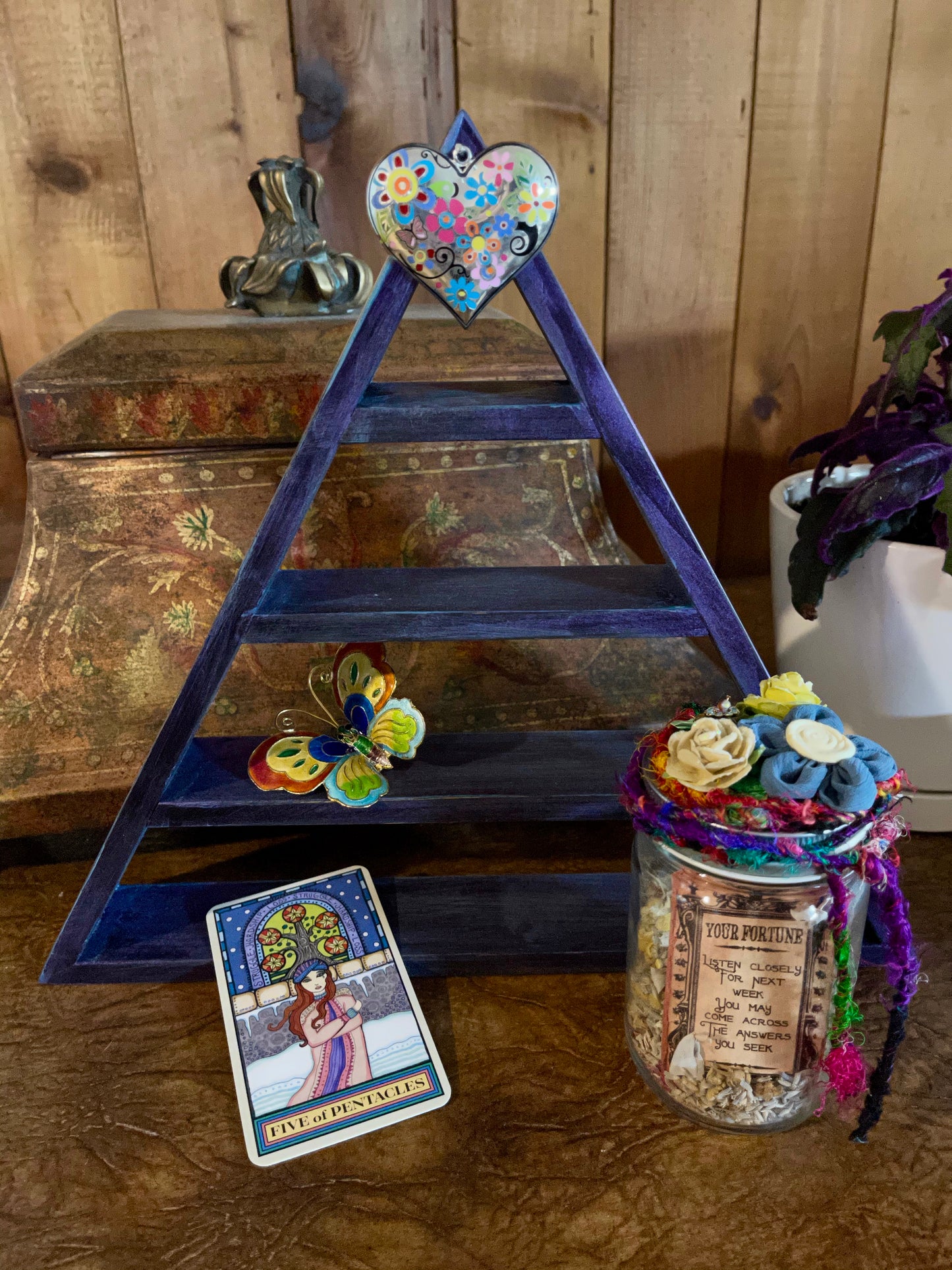 Spirited Bohemian Gift Set, Triangle Shelf, Charmed Triangle Shelf, Gift Sets