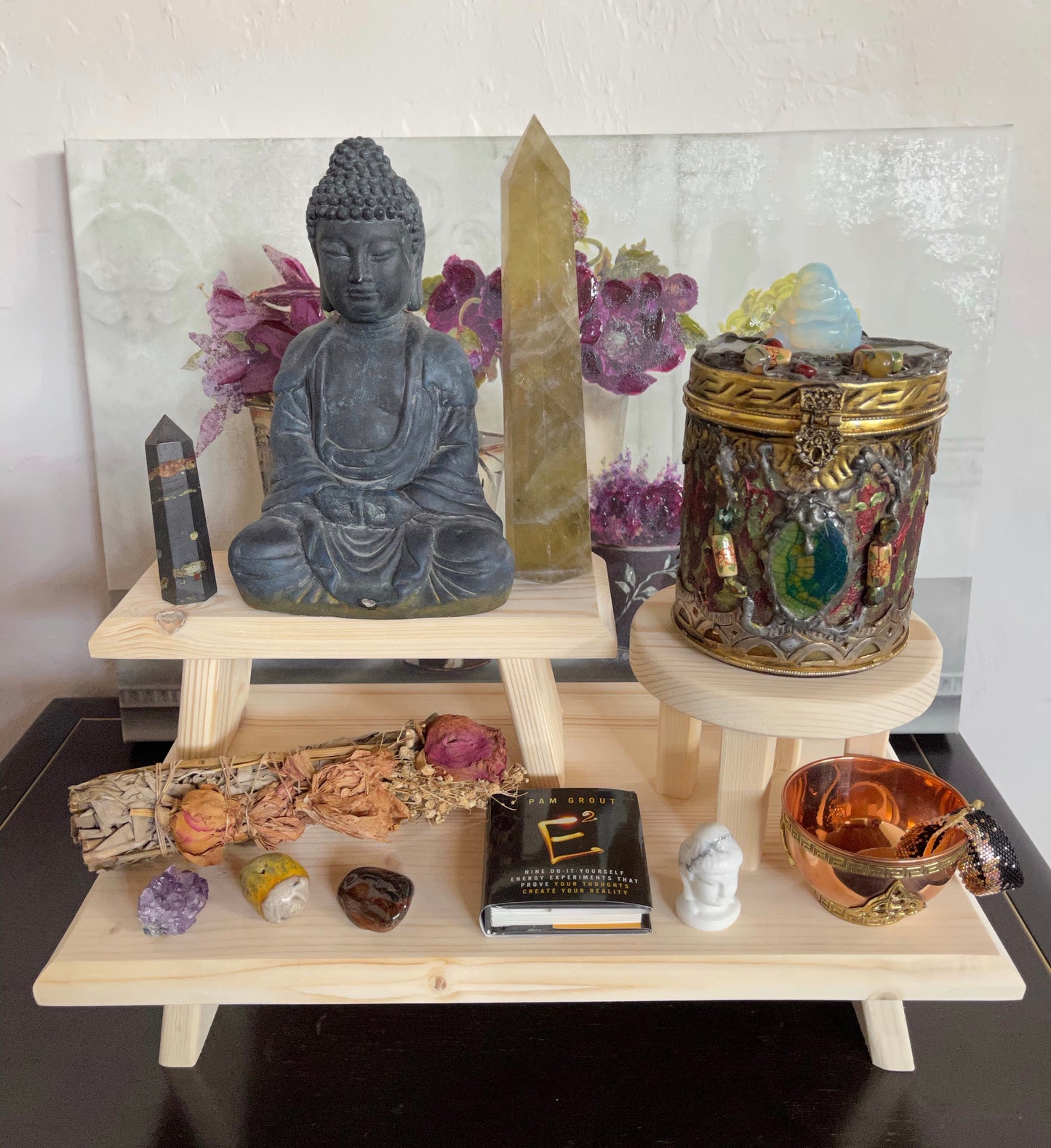 Beautiful Zen Table Set, Meditation Tables, Home Decor