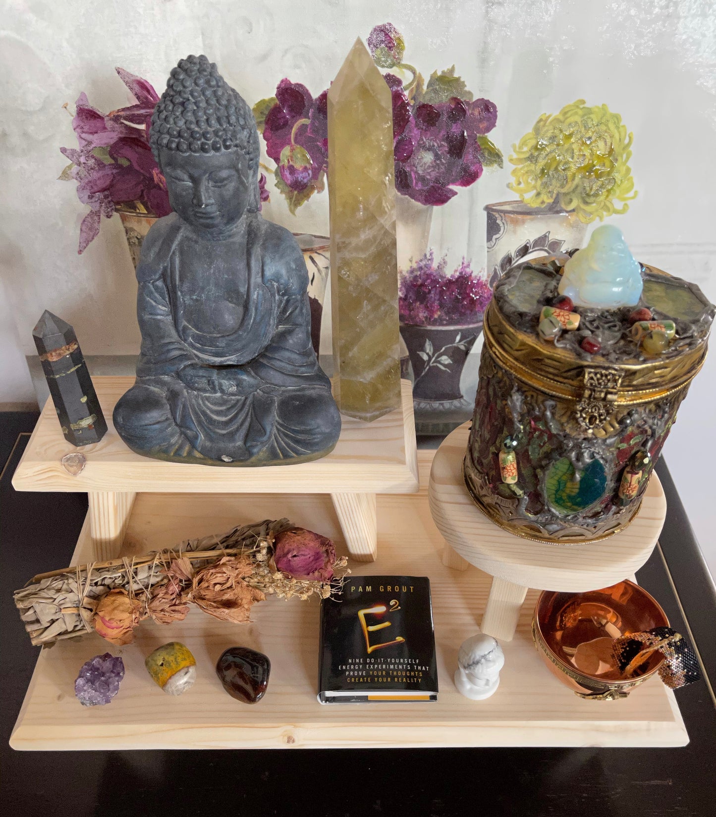 Beautiful Zen Table Set, Meditation Tables, Home Decor