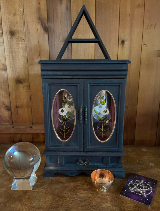 Oddities Cabinet, Triangle Shelf