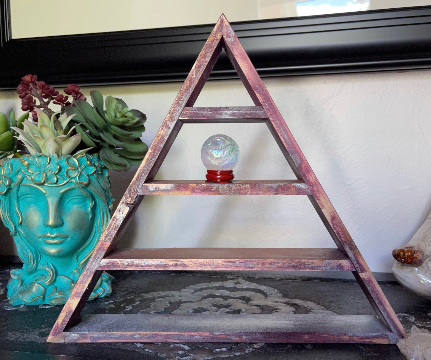 Triangle "BOHEMIAN CHAOS" Shelf, Triangle Shelf