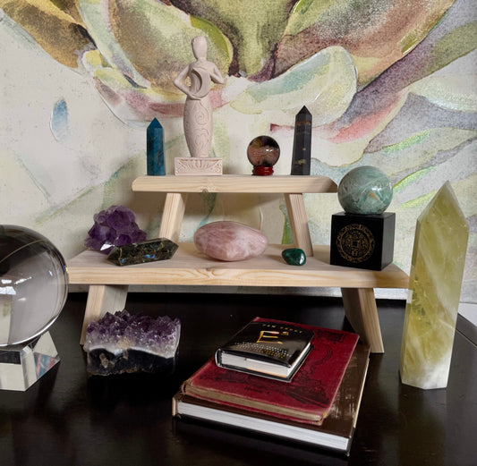 Prayer Table, Stacking Meditation Table, Home Decor