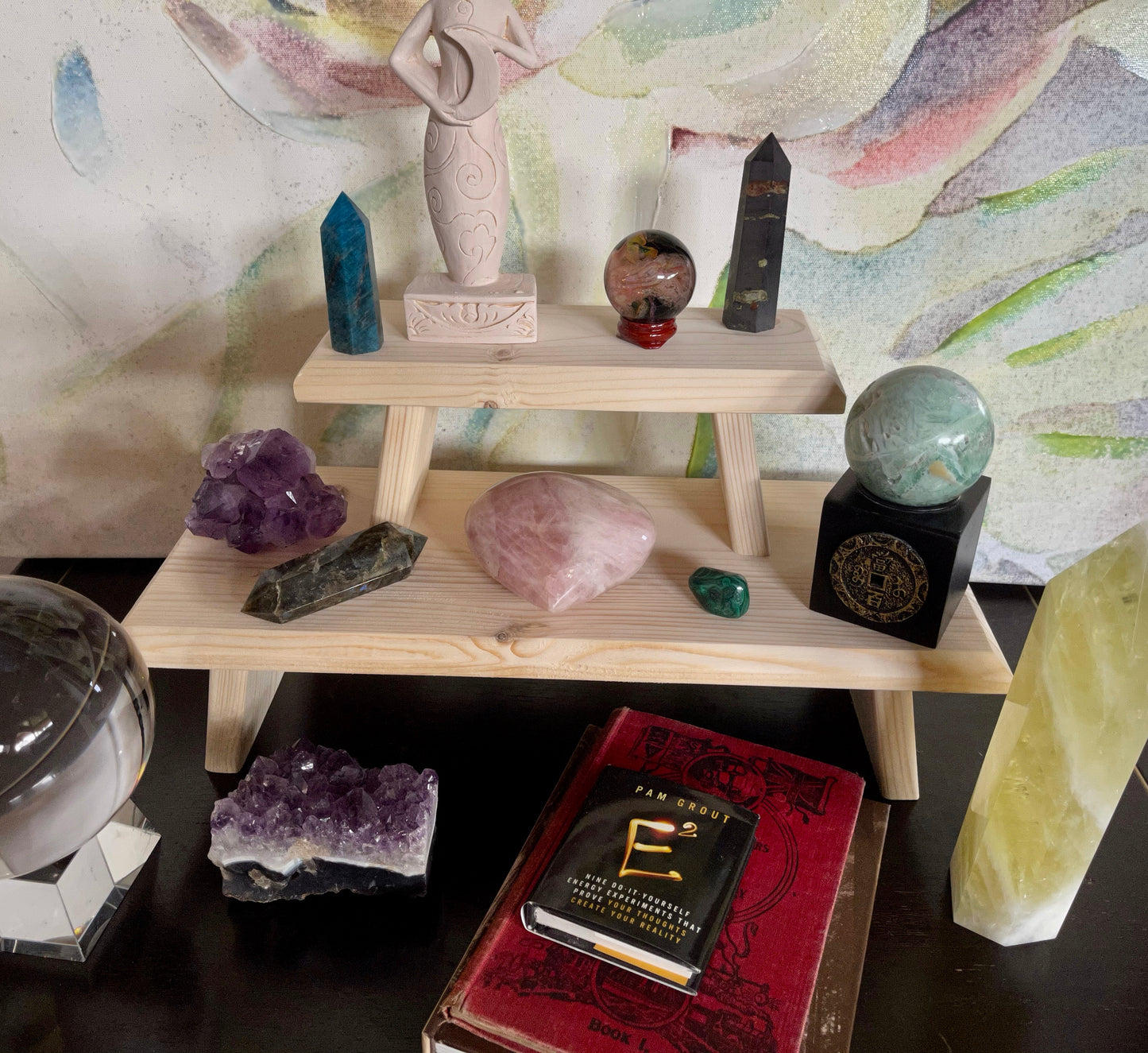 Prayer Table, Stacking Meditation Table, Home Decor