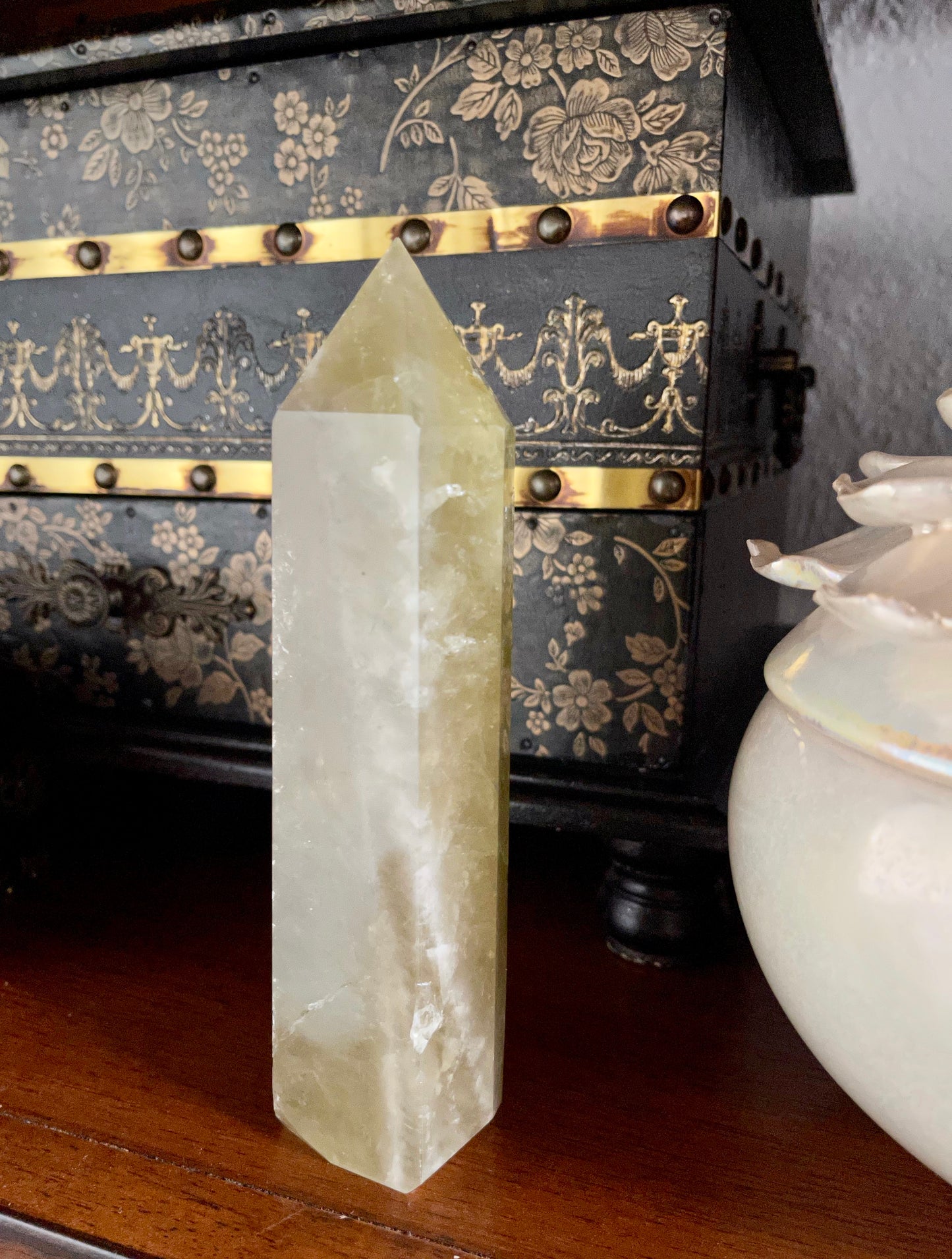 Beautiful Energy, Rainbow Citrine Tower, Crystal Magic