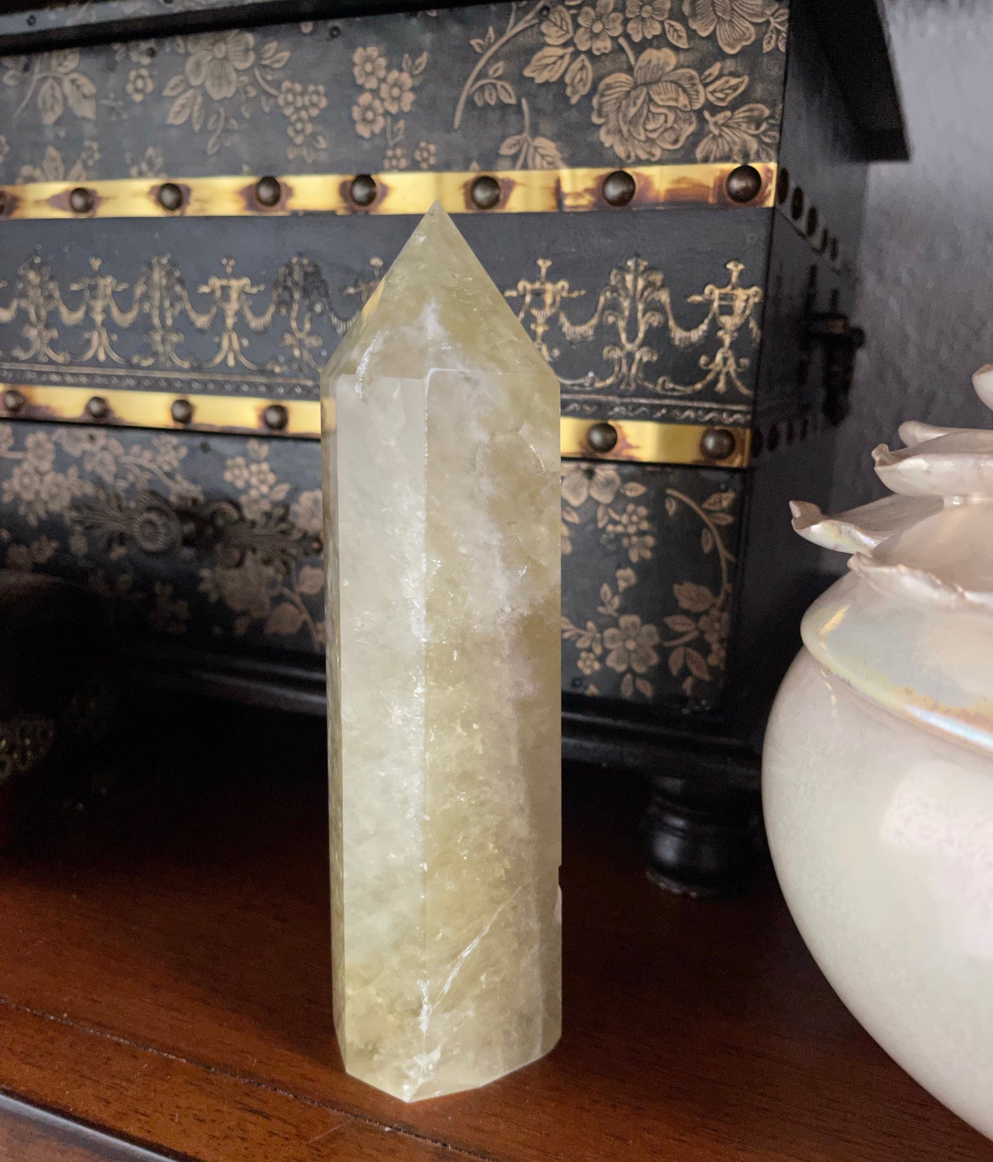 Beautiful Energy, Rainbow Citrine Tower, Crystal Magic