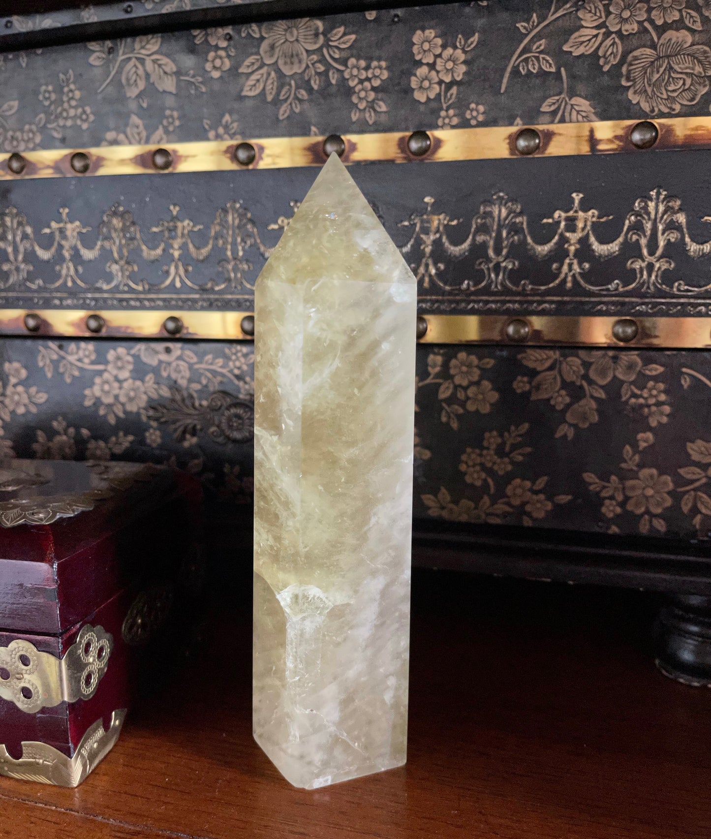 Beautiful Energy, Rainbow Citrine Tower, Crystal Magic