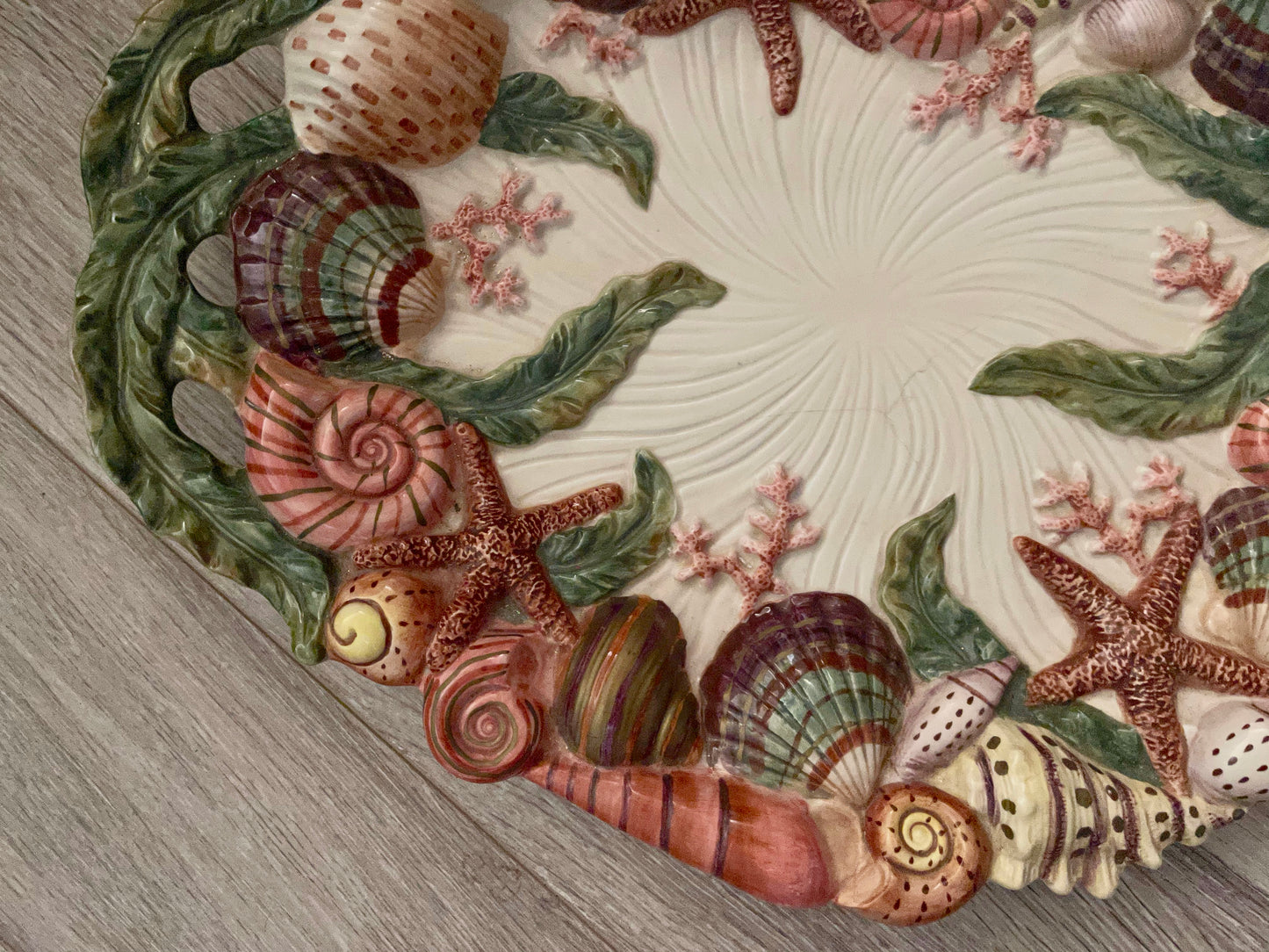 Rare Fitz and Floyd Oceana Platter, FREE SHIPPING, Home Decor