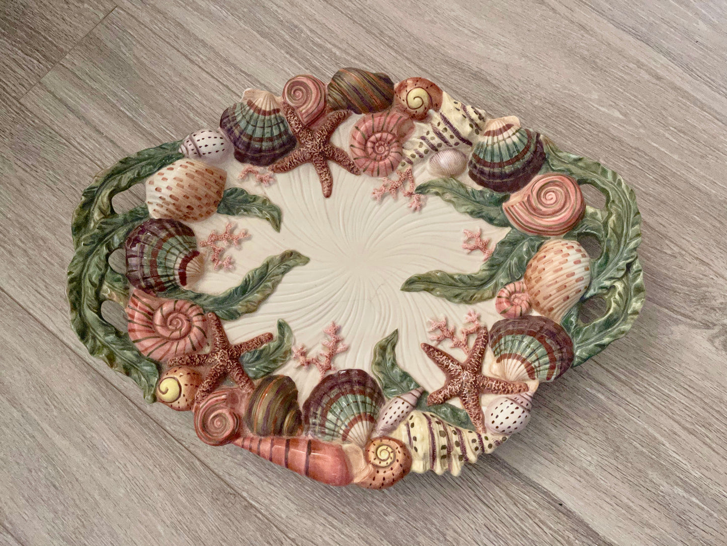 Rare Fitz and Floyd Oceana Platter, FREE SHIPPING, Home Decor