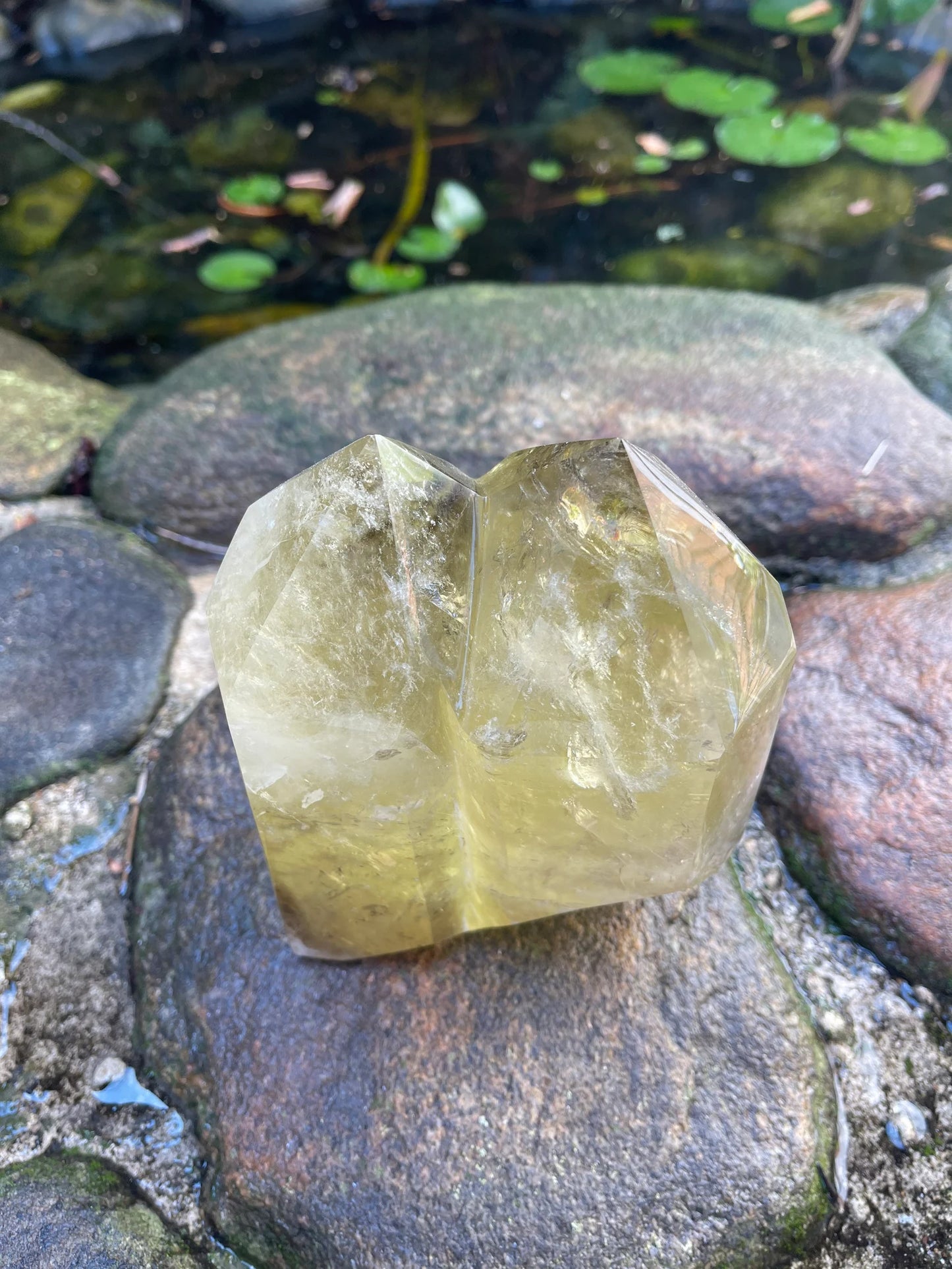 Stunning Large Twin Crystal Smoky Citrine, 4.6 lbs Smoky Citrine Tower, Crystal Magic