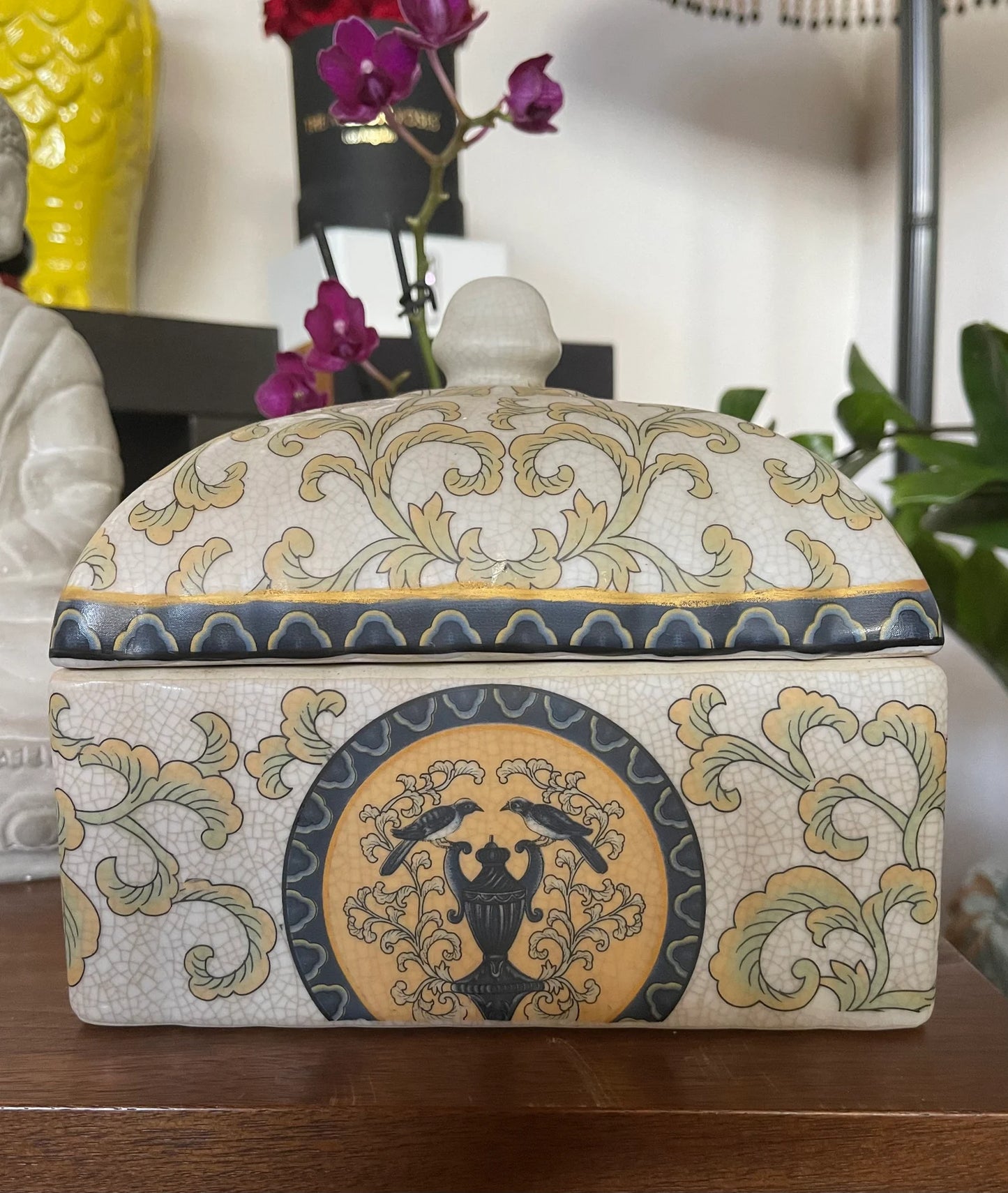 Old World Vintage Ceramic Box, Bodhi Vintage