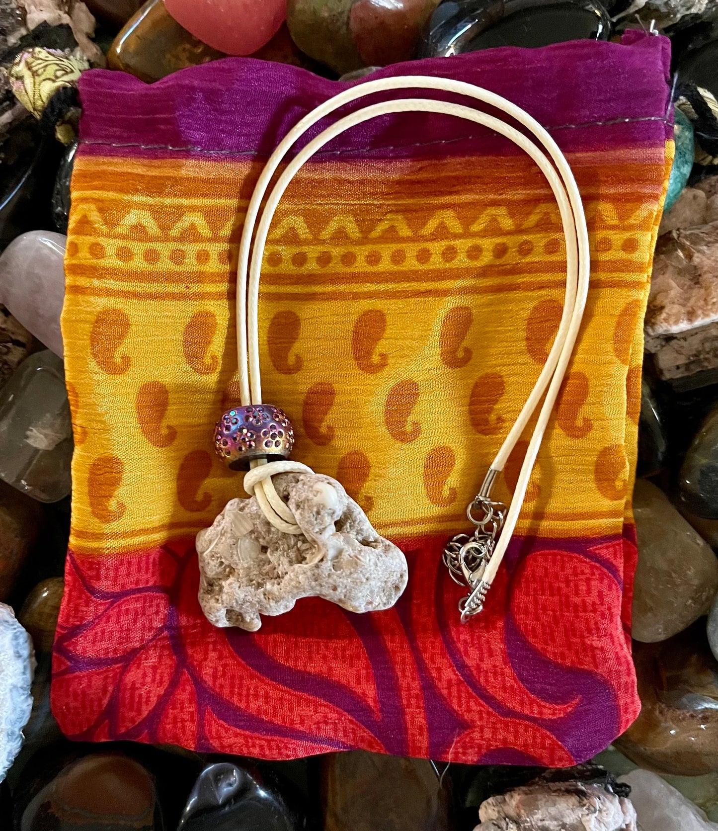 Spirited Bohemian Water Magic Amulet, Bodhi Jewelry