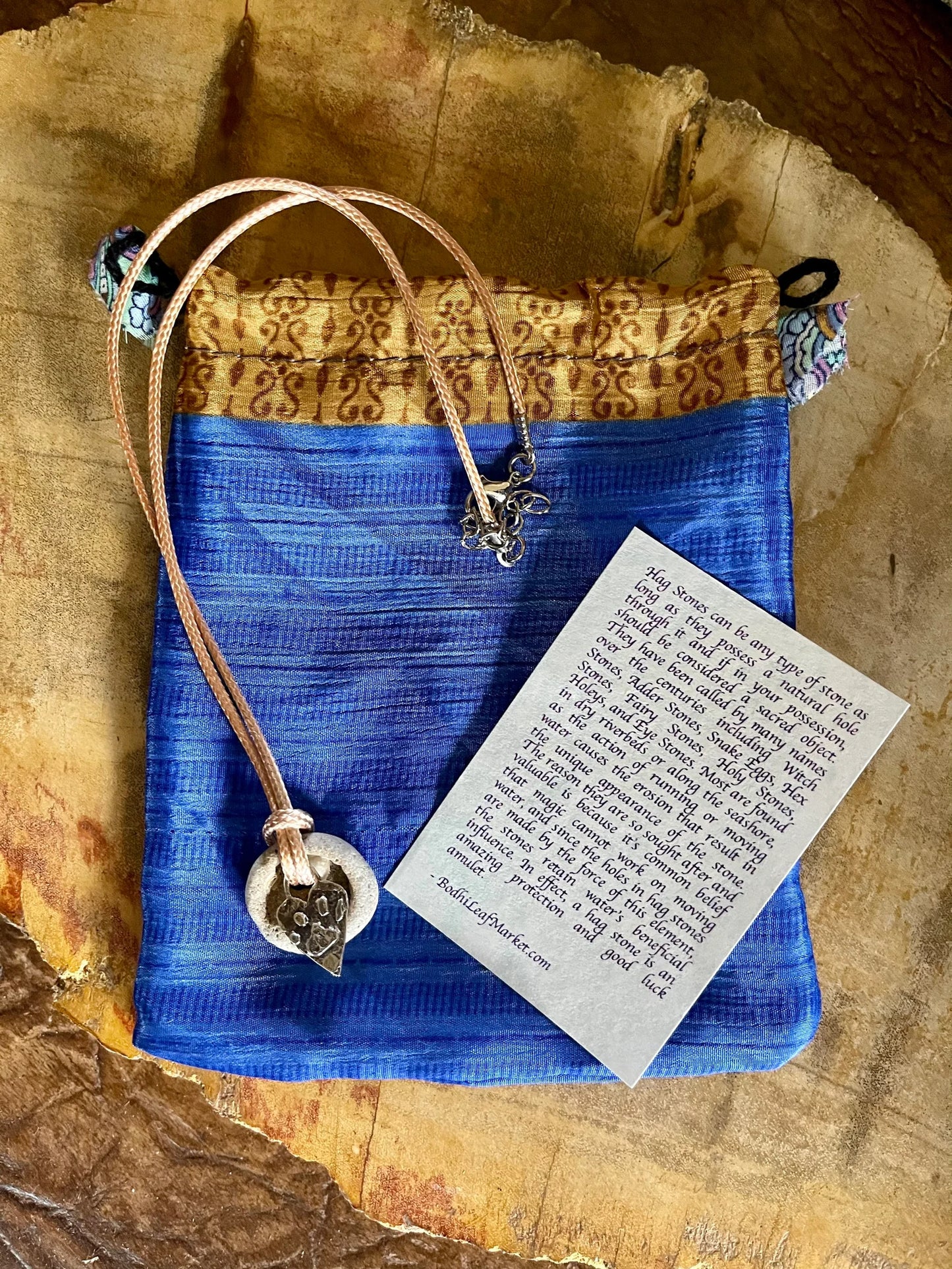 Artisan Silver Paw and Stone Pendant, Bodhi Pets