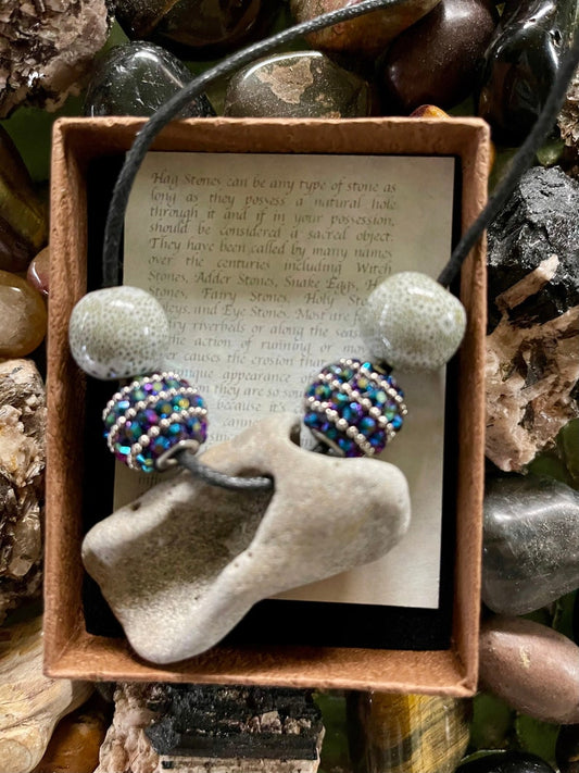 Spirited Bohemian Tube Stone Necklace, Bodhi Jewelry