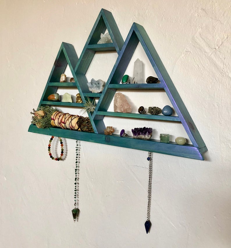 Geometrical Triangle Jewelry Display, Home Decor