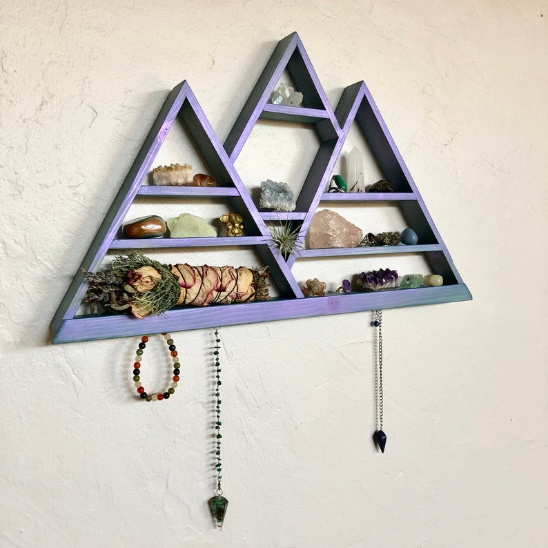 Geometrical Triangle Jewelry Display, Home Decor