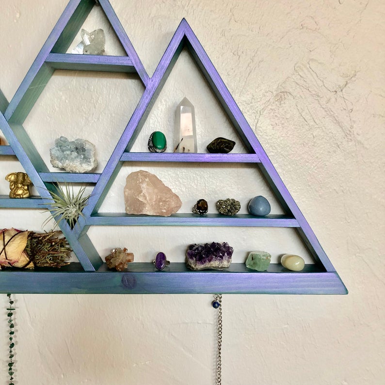 Geometrical Triangle Jewelry Display, Home Decor