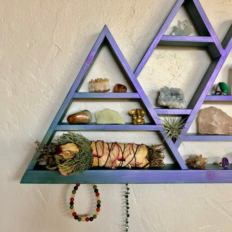 Geometrical Triangle Jewelry Display, Home Decor