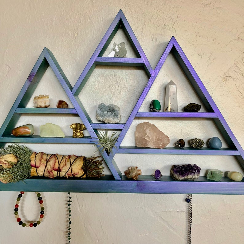 Geometrical Triangle Jewelry Display, Home Decor