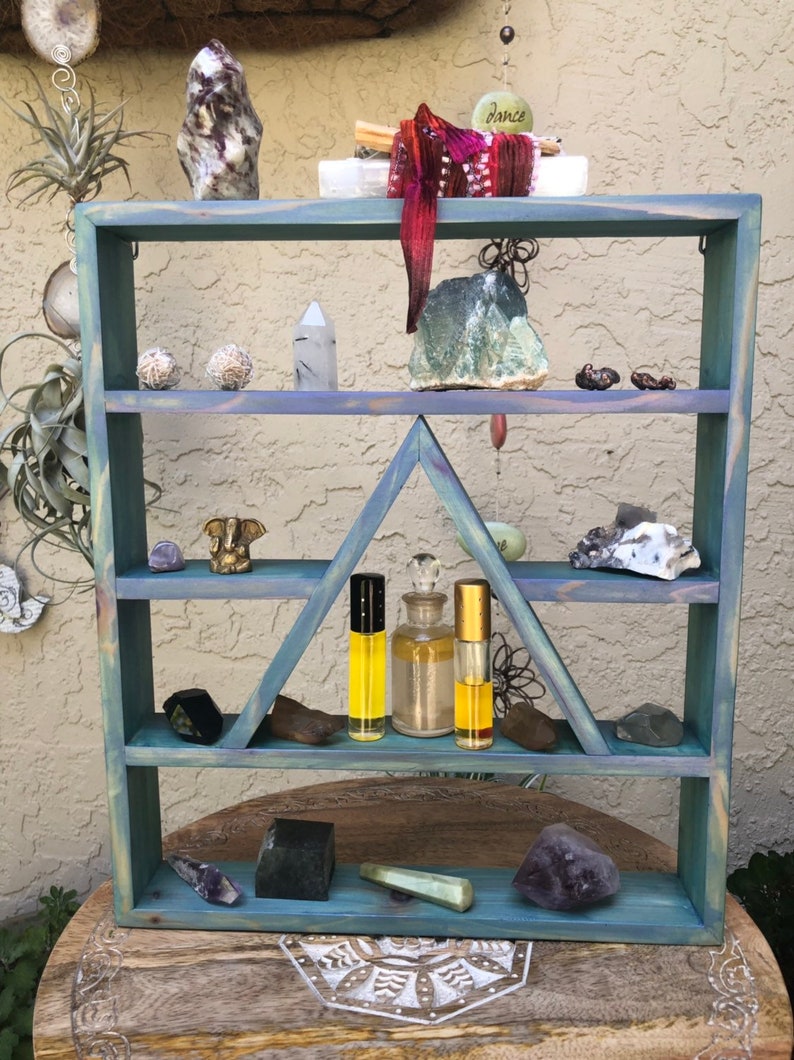 Essential Oils Display, Floating Shelf, Perfume Display, Home Decor