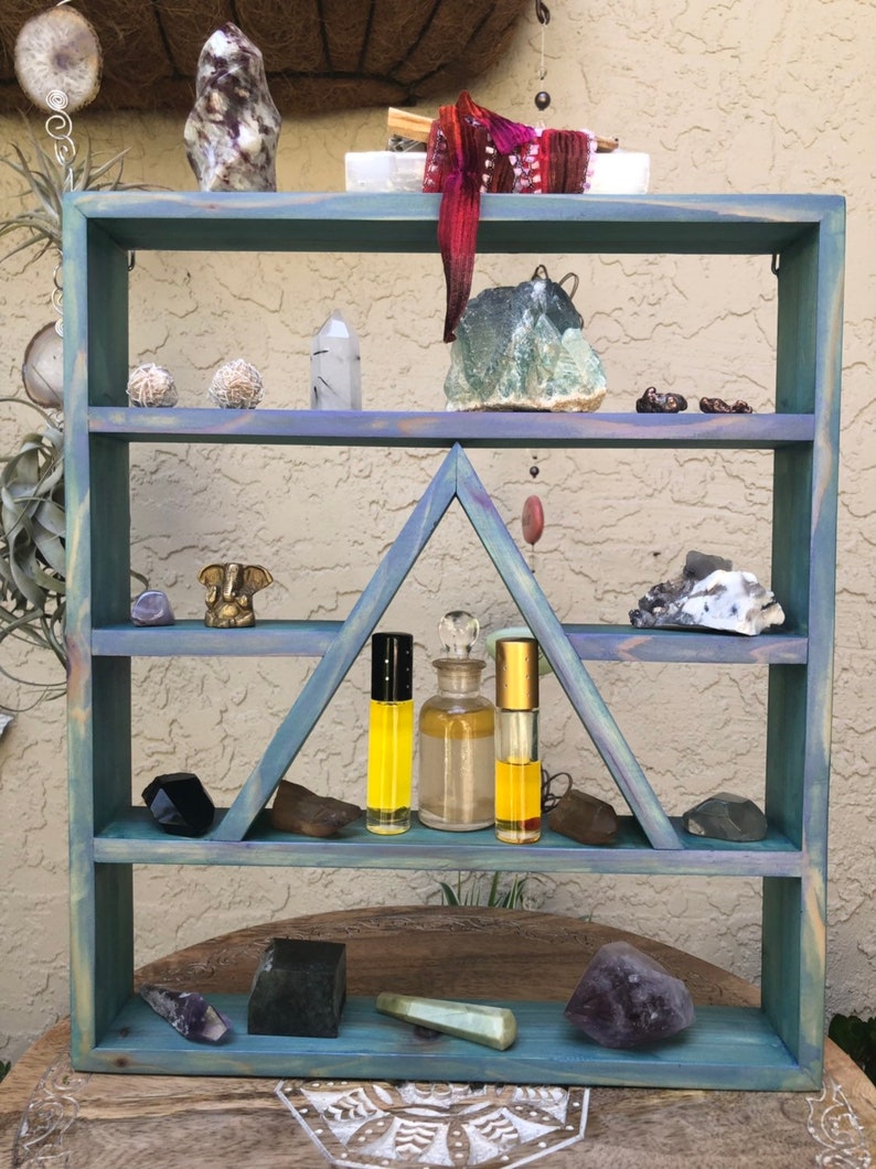 Essential Oils Display, Floating Shelf, Perfume Display, Home Decor