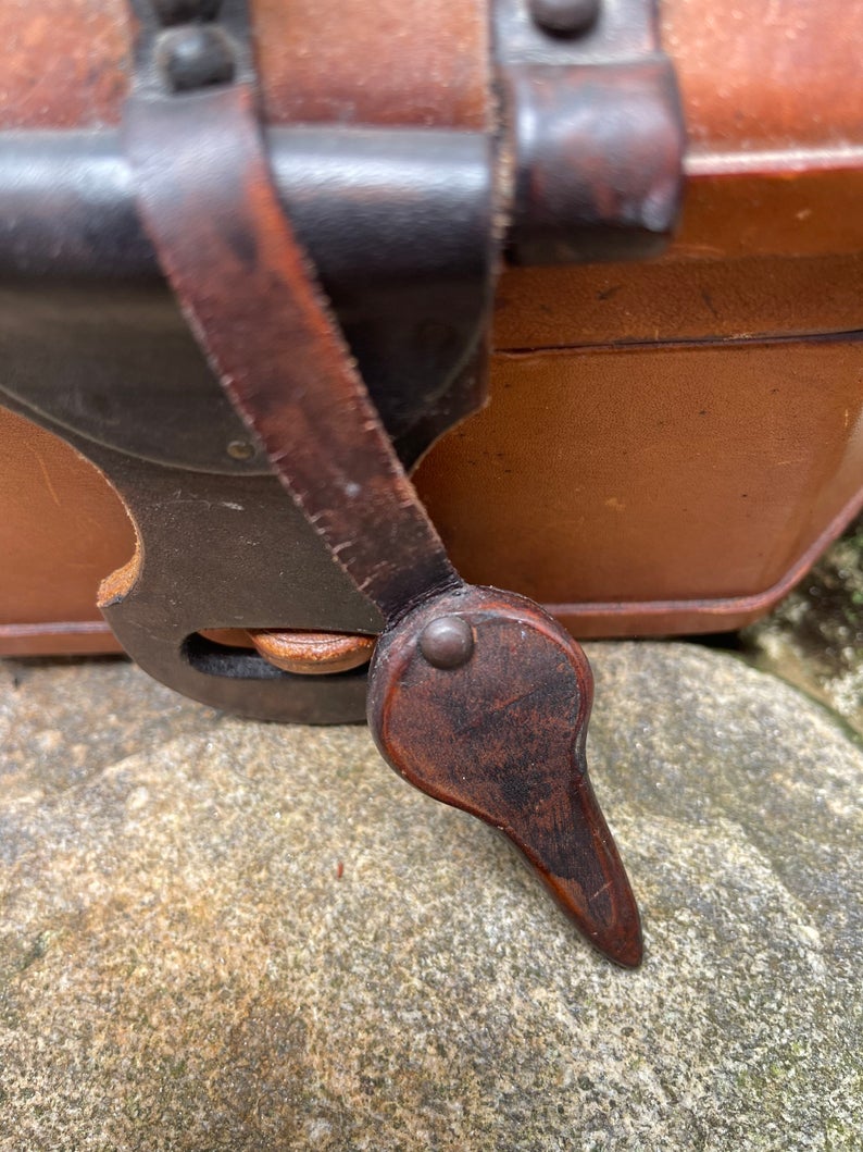 Vintage Leather Box, Old World Vintage