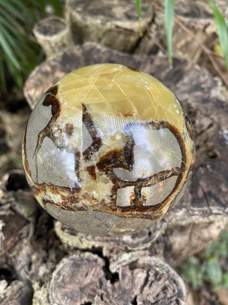 3 lb Septarian Sphere, Crystal Magic