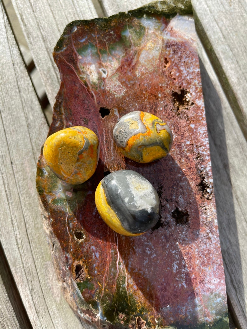 Gorgeous Bumble Bee Jasper, Crystal Magic