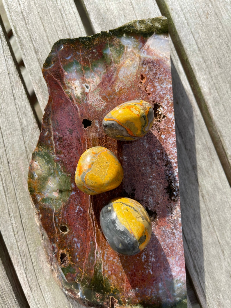 Gorgeous Bumble Bee Jasper, Crystal Magic