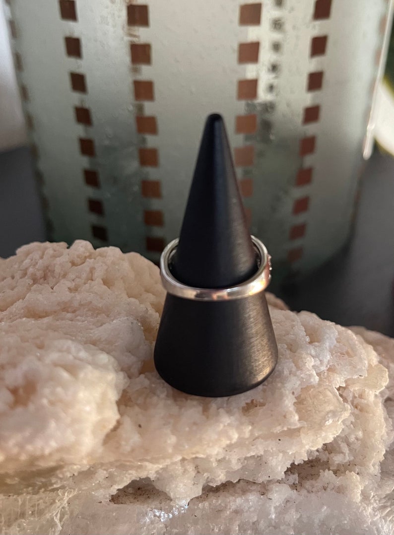 Uplifting and Beautiful Vintage Green Amethyst Ring, Bodhi Jewelry