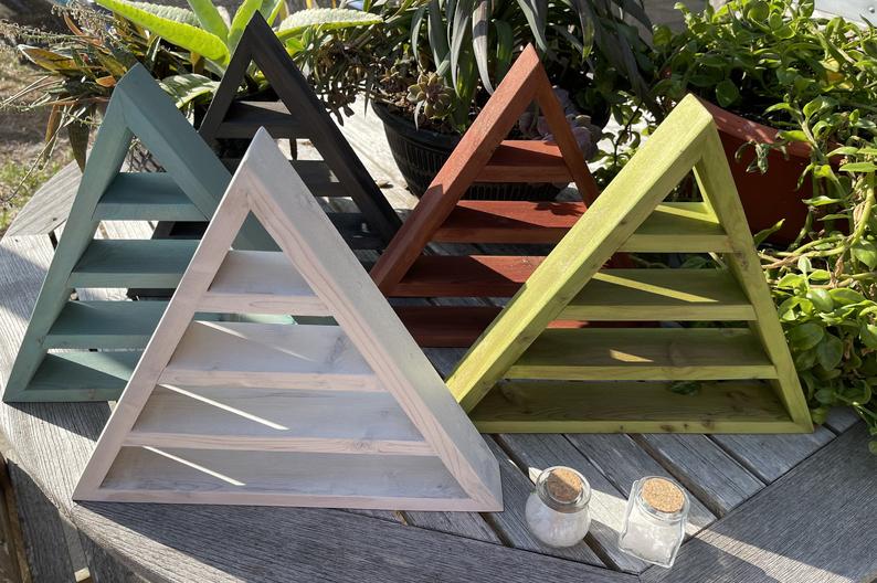 Season of the Witch Triangle Shelves, Triangle Shelf