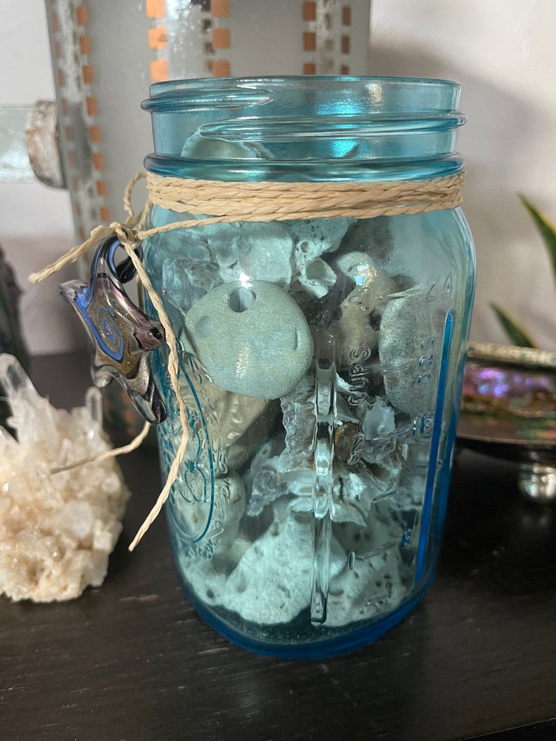 Water Magic, Local Lot of Witches Stones, Home Decor