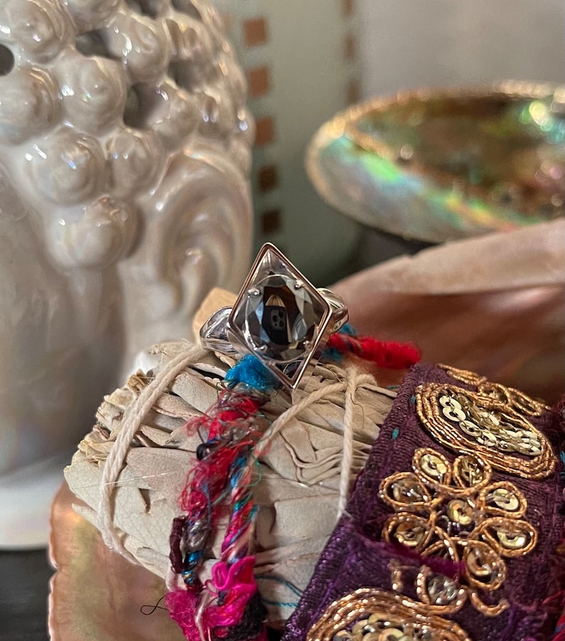 Bewitching Hematite Ring, Bodhi Jewelry