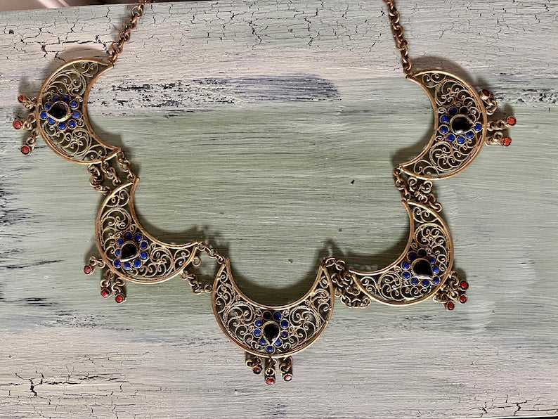 Exquisite Parisian Necklace, Art Nouveau, Bodhi Jewelry