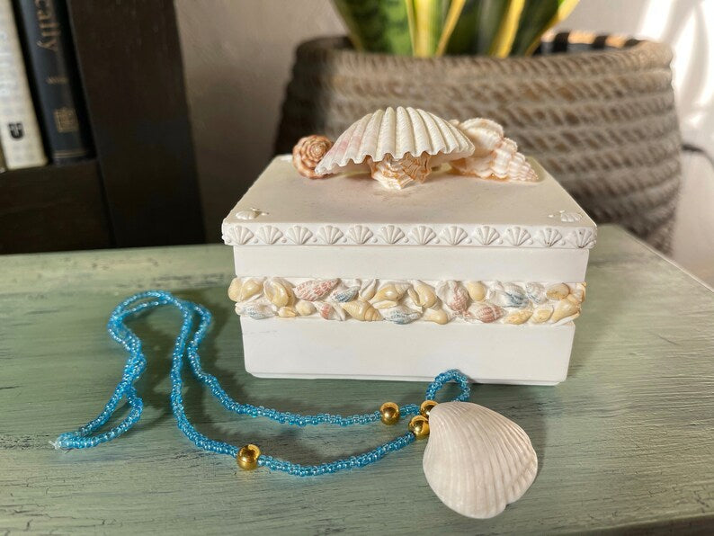 Mermaid Gift, Vintage Seashell Box, Gift Sets